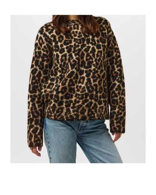 Anine Bing Brown Long-Sleeved Tops