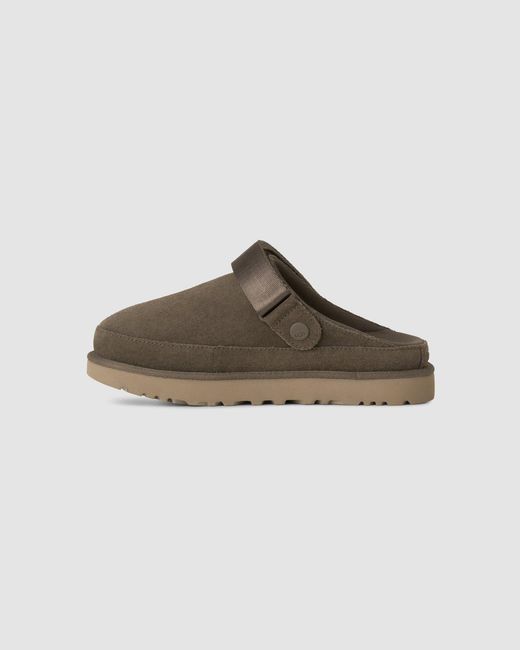 Ugg Brown Flat Shoes Pelle Scamosciata