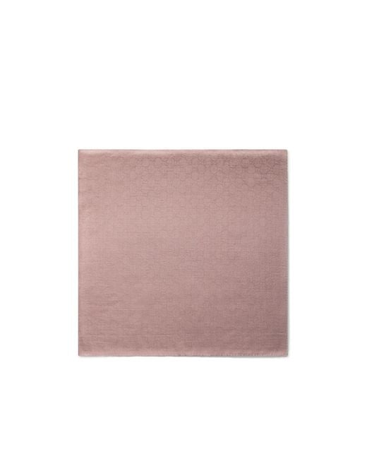 Gucci Pink Gg Jacquard Shawl