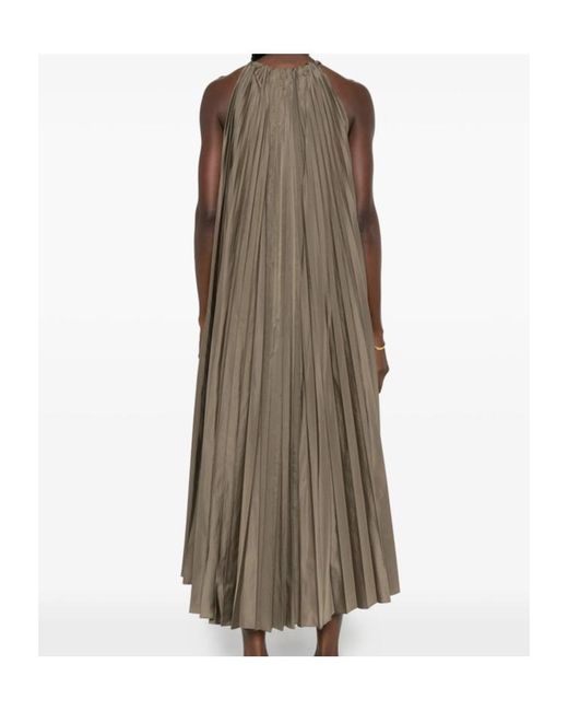 Max Mara Brown Sleeveless Dress