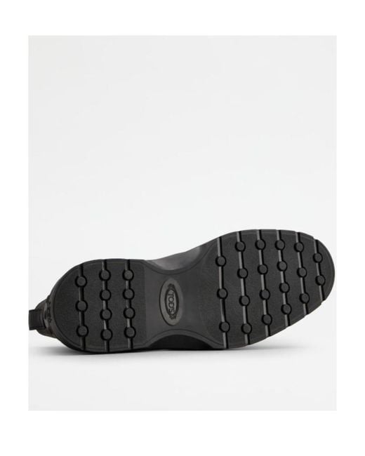 Tod's Black Slip-On Chelsea Boots for men