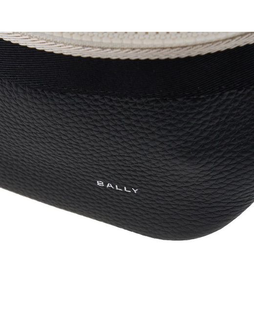 Bally Black Zippered Waist Pack for men