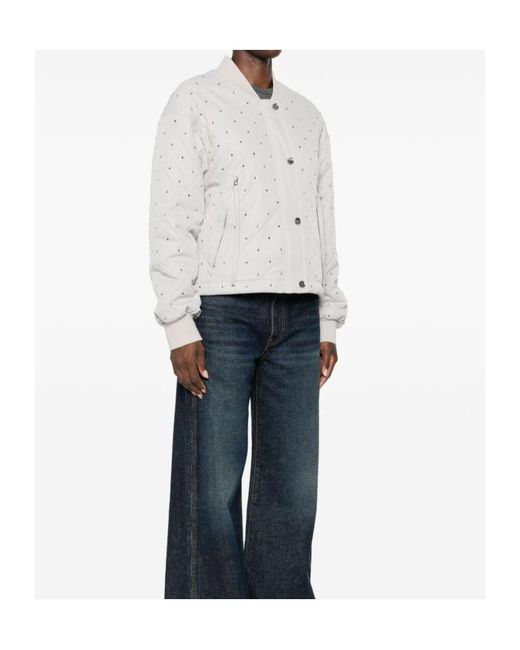 Pinko White Long Sleeve Jacket