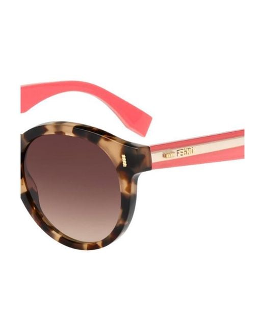 Fendi White Logo Details Sunglasses