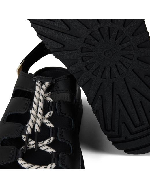 Ugg Black Simple Slippers