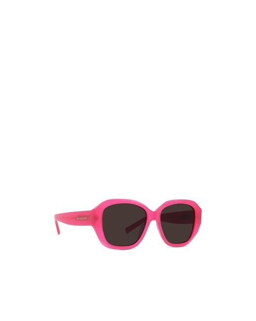 Givenchy Pink Eyewear Square Frame Sunglasses