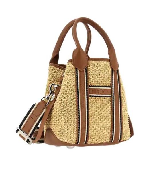 Hogan Natural Script Small Shopping Bag