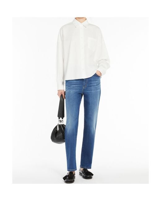 Weekend by Maxmara Blue Ortisei Straight Leg Jeans