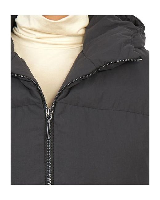 Studio Nicholson Black Hooded, Thick, Sleeveless Cotton-Padded Jacket