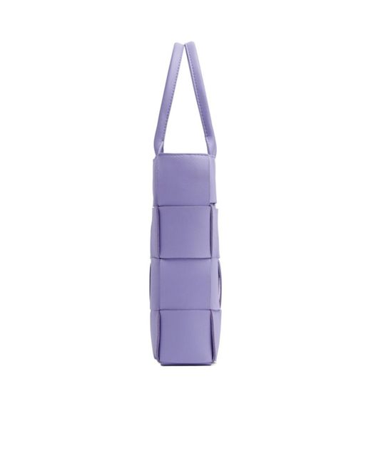 Bottega Veneta Purple Small Cassette Tote Bag