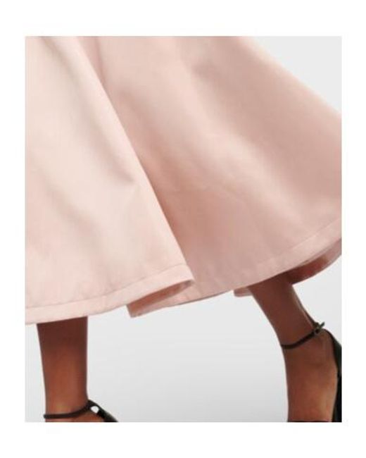 Altuzarra Pink Varda Satin Midi Skirt