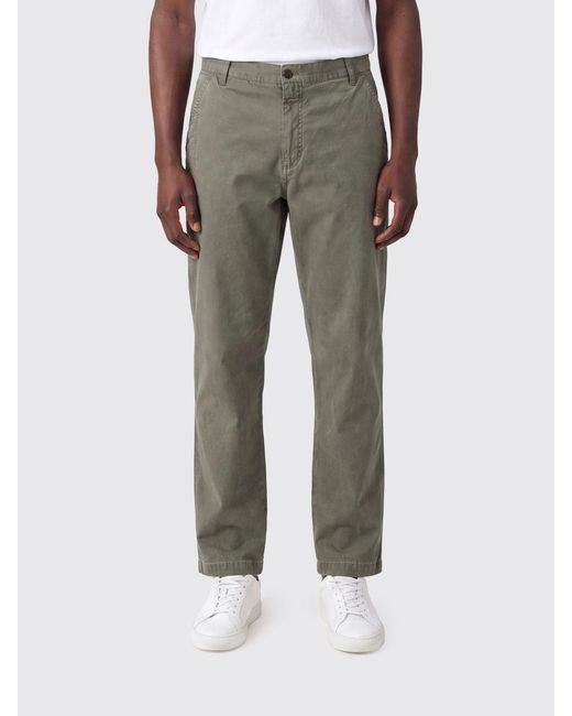 Closed Green Straight-Leg Pants for men