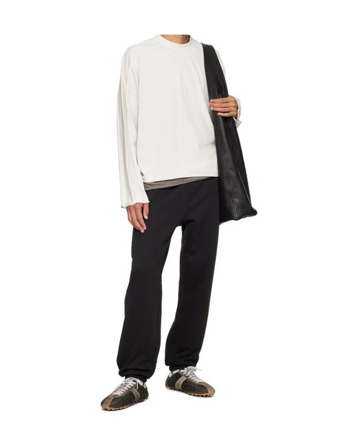 Entire studios White Heavy Long Sleeved Crewneck T-Shirt for men