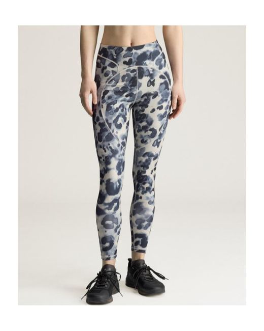 Adidas By Stella McCartney Blue Printed Performance Trousers