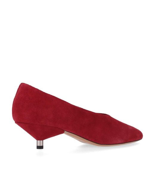 Isabel Marant Red 45Mm Ebisa Pointed-Toe Pumps