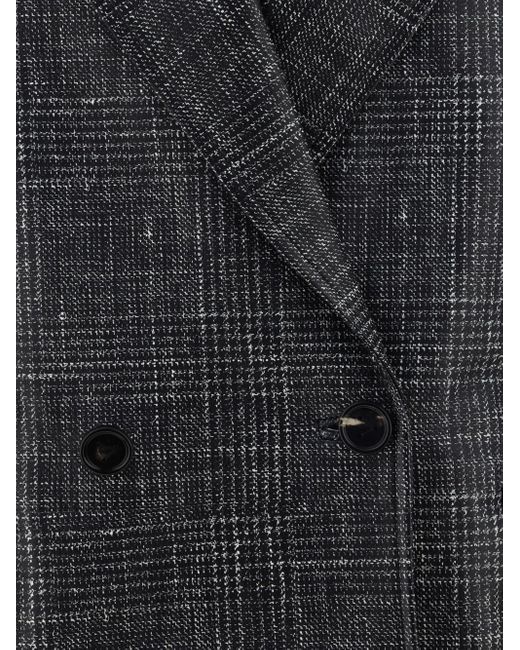 Bottega Veneta Black Printed Leather Jacket