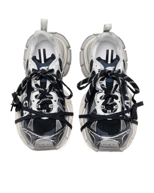 Balenciaga White 3Xl Split Logo Sneakers for men