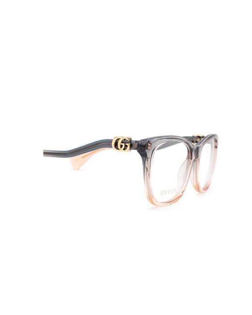 Gucci Natural Eyewear Gg1012O Square Glasses And Frames