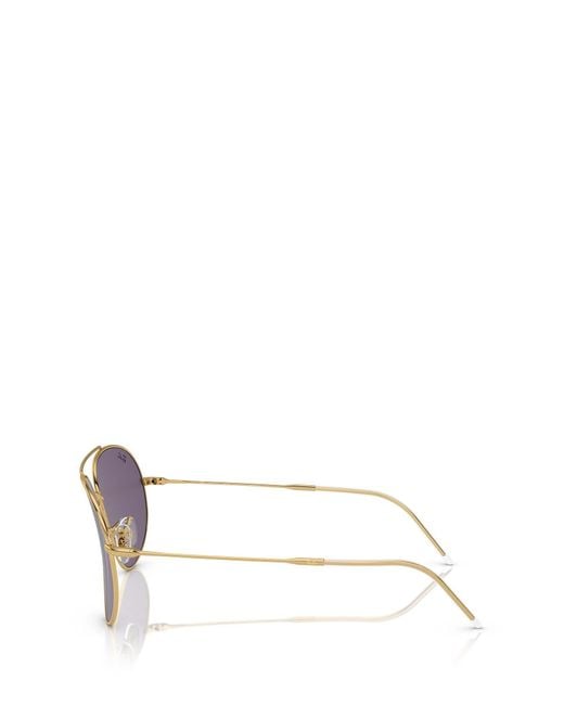 Ray-Ban Purple Aviator Reverse Sunglasses for men