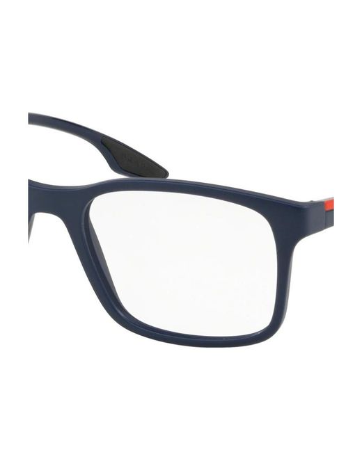 Prada White Eyewear Rectangular Frame Glasses for men
