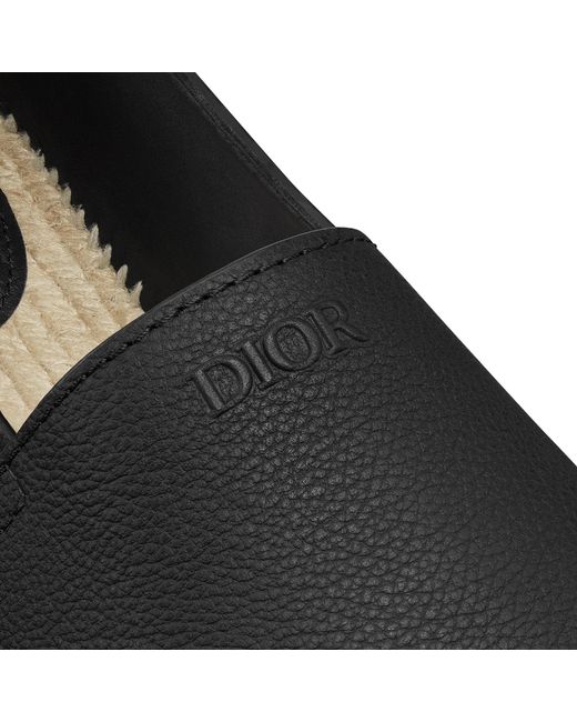 Dior Black Paradise Espadrille for men