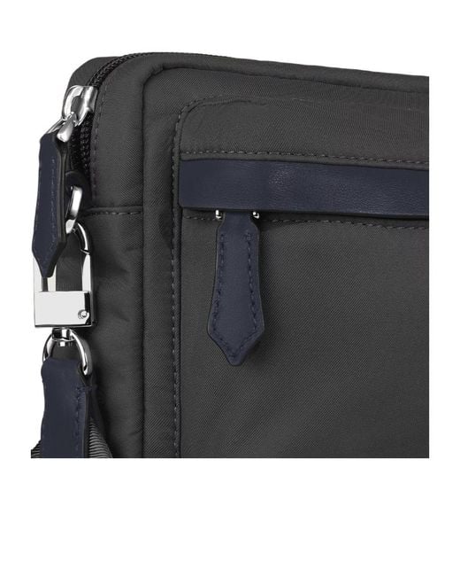 Montblanc Black Panorama Crossbody Bag for men