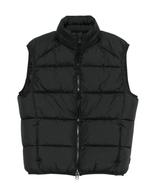Save The Duck Black Quilted Gilet for men
