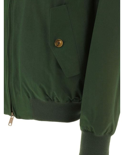 Baracuta Green G 9 Harrington Zip-Up Bomber Jacket for men