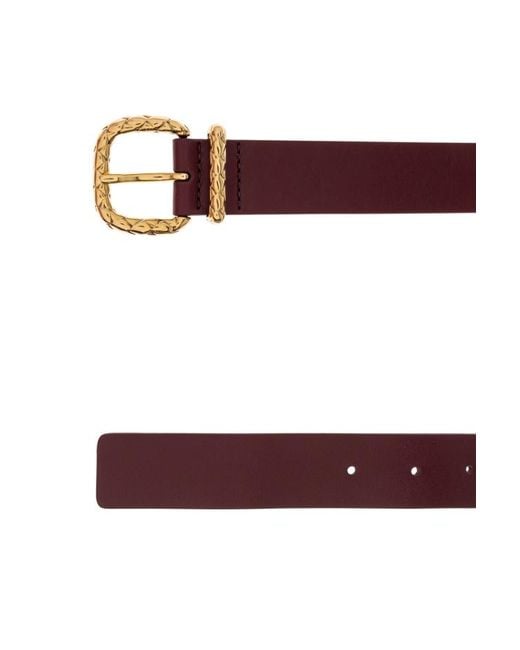 Bottega Veneta Brown Coaxial Buckled Belt