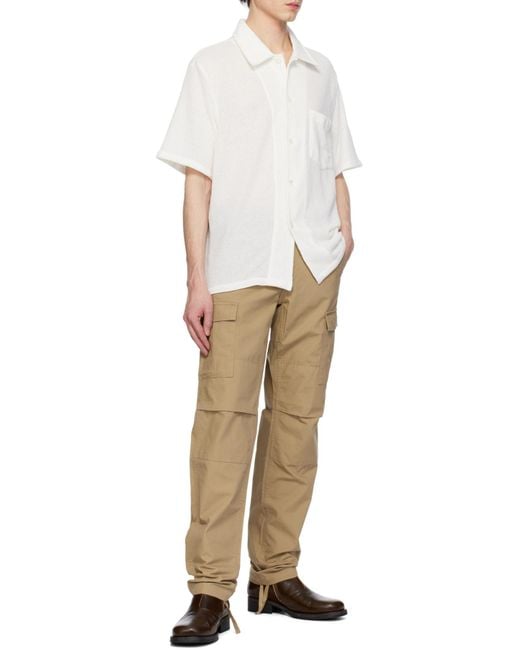 Carhartt Natural Aviation Ripstop Cargo Trousers for men