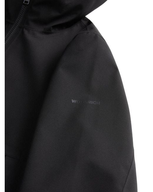 Woolrich Black Waterproof Light Stretch Jacket