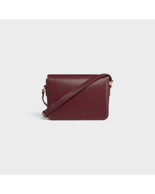 Céline Purple Teen Triomphe Bag