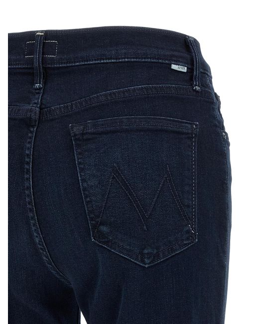 Mother Blue The Mid Rise Smokin Skimp Jeans