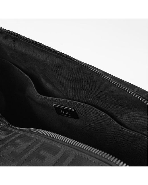 Fendi Black Logo Shoulder Bag for men