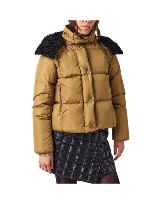 Moncler Brown Simple Down Jacket