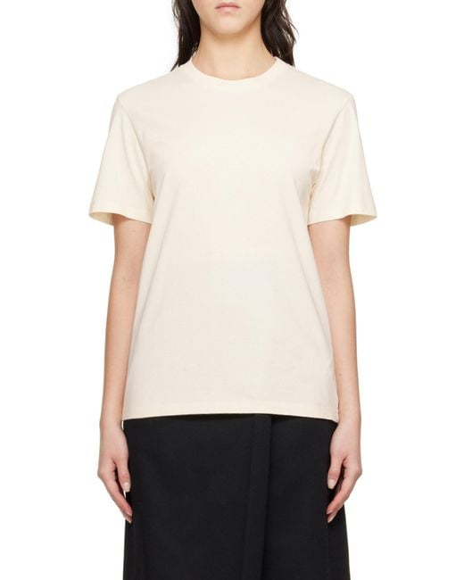 Maison Margiela White Round-Neck Short-Sleeve T-Shirt for men
