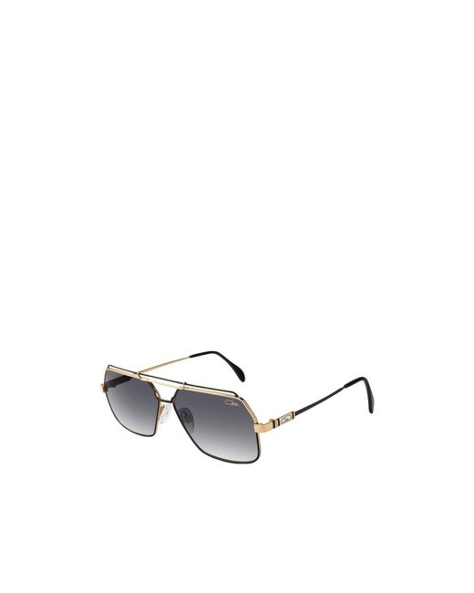 Cazal Metallic Geometric Sunglasses for men