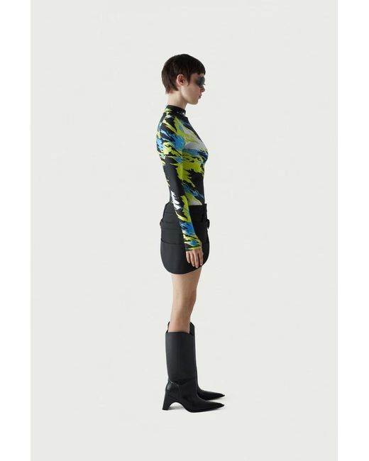 Coperni Black Irregular Skirt