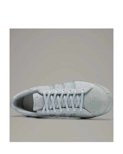 Y-3 Gray Superstar Lace-Up Sneakers for men