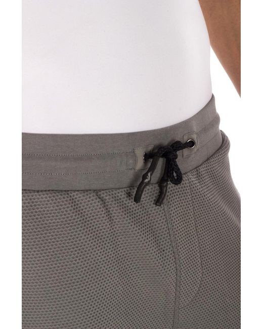 Armani Jeans Gray Cotton Sweatpants for men