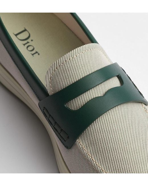 Dior Green Iviera Chester Loafer for men