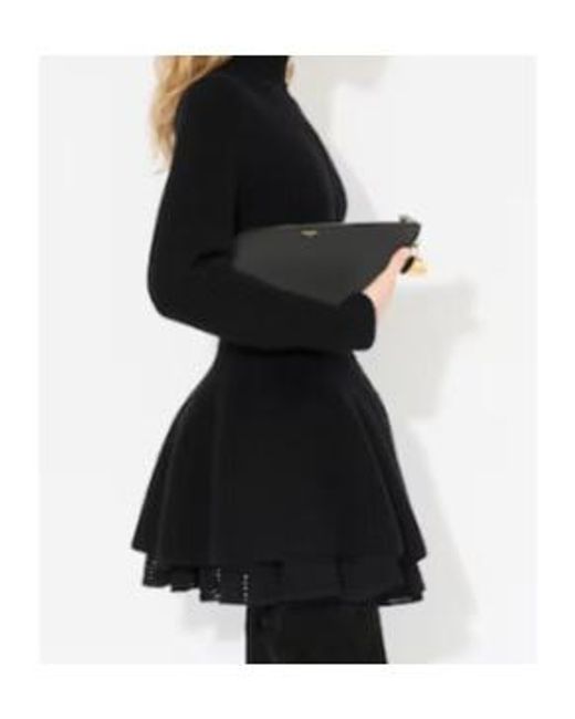 Alaïa Black Peplum Cardigan