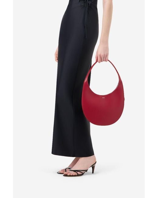 Coperni Red Soft Swipe Medium Shoulder Bag