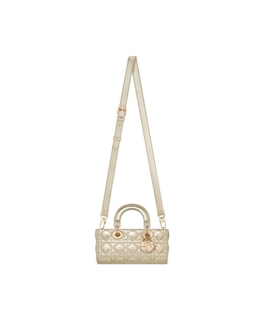 Dior Metallic Small Lady D-Joy Bag
