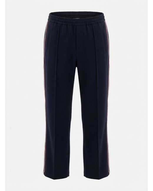 Gucci Blue Selvedge Cotton Leisure Trousers for men