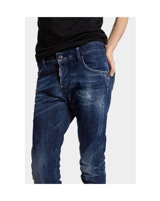 DSquared² Blue Dark Milky Way Wash Cool Girl Jeans