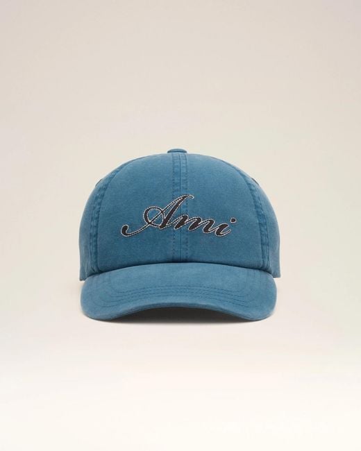 AMI Blue Baseball Cap for men