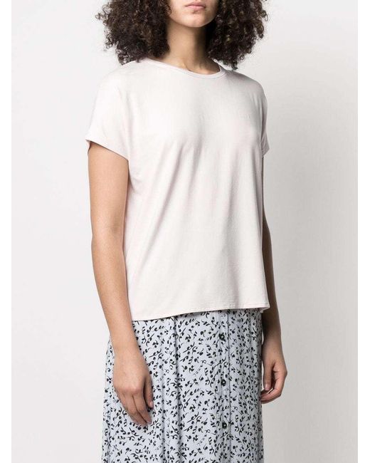 Majestic Filatures White Stretch-Fit Short-Sleeved T-Shirt