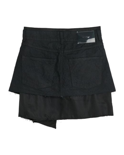 Our Legacy Black Multi-Pocket Skirt