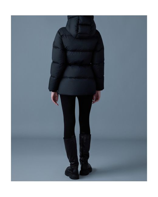 Mackage Black Long-Sleeved Down Jacket
